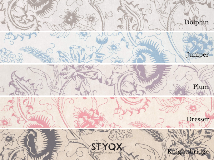 Little Greene Woodblock Mono - Knightsbridge