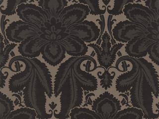 Klassiek behang Albemarle Street - Charcoal Little Greene