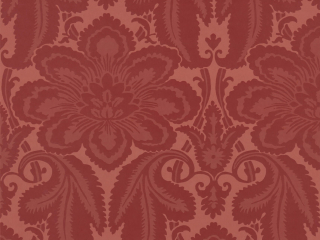 Rood behang Little Greene - Albemarle Street - Flame