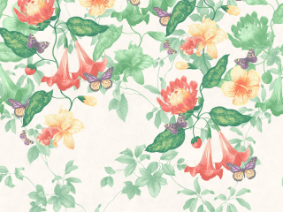 Asterid - Lantern behang van Little Greene