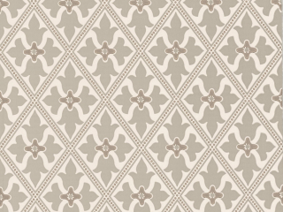 Bayham Abbey - Portland behang van Little Greene in een klassiek patroon