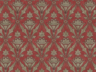 Typisch klassiek behang Borough High Street - Beet van Little Greene