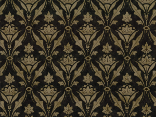 Borough High Street - Stamp behang Little Greene met donkere tinten