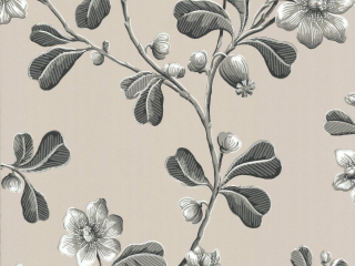 Warm bloemenbehang Broadwick Street - Mono Little Greene