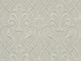 Brook Street - Palazzo behang met een klassiek patroon in een beige uitvoering van Little Greene