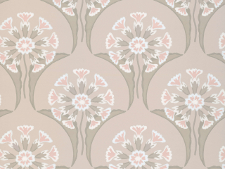Behang met bloemen Hencroft - Lute van Little Greene