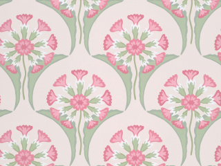 Hencroft - Pink Primula bloemenhang van Little Greene