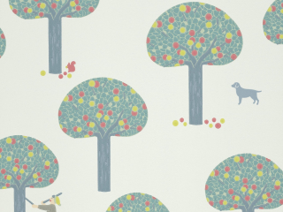 Little Greene behang Rodney Street Delicate Blue