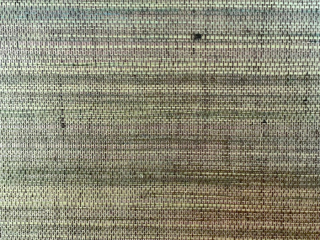 Catchii sisal behang Groen Zilver Metallic - S011