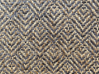 Weave behang Visgraat Caramel Kastanje - W013