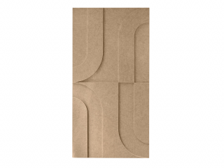 Maeven Art akoestische 3D panelen Maya I - Sand (set van 2)