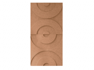 Maeven Art akoestische 3D panelen Maya II - Cognac (set van 2)