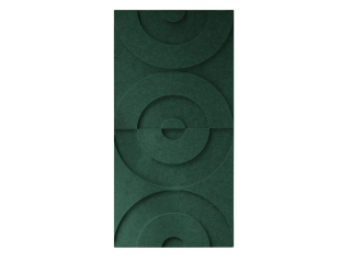 Maeven Art akoestische 3D panelen Maya II - Deep Green (set van 2)