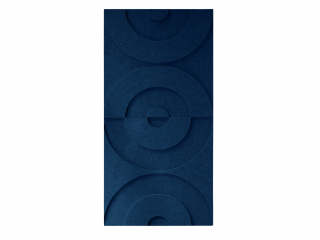 Maeven Art akoestische 3D panelen Maya II - Navy Blue (set van 2)