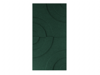 Maeven Art akoestische 3D panelen Maya III - Deep Green (set van 2)