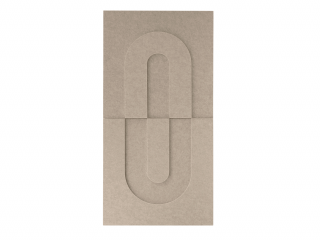 Maeven Art akoestische 3D panelen Maya IV - Beige (set van 2)