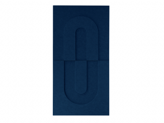 Maeven Art akoestische 3D panelen Maya IV - Navy Blue (set van 2)