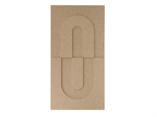 Maeven Art akoestische 3D panelen Maya IV - Sand (set van 2)