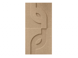 Maeven Art akoestische 3D panelen Maya V - Sand (set van 2)