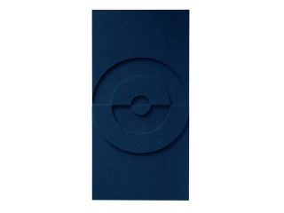 Maeven Art akoestische 3D panelen Maya VI - Navy Blue (set van 2)