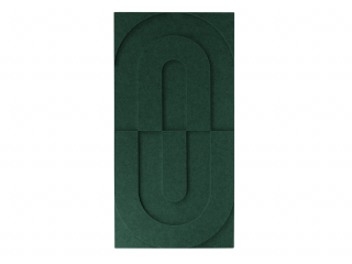 Maeven Art akoestische 3D panelen Maya VII - Deep Green (set van 2)
