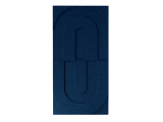 Maeven Art akoestische 3D panelen Maya VII - Navy Blue (set van 2)