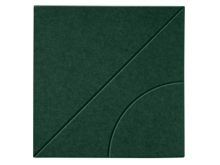 Maeven Art akoestisch paneel Sadé VI - Deep Green
