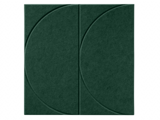 Maeven Art akoestisch paneel Sadé VII - Deep Green