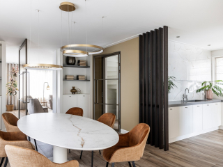 Roomdivider gerookt eiken