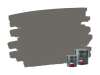 Little Greene Intelligent Gloss - Dark Lead Colour 118