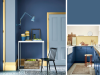 Little Greene - Woad 251 op de keukenkastjes en muren