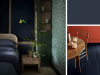 Little Greene - Dock Blue 252 als floorpaint op de vloer gebruikt