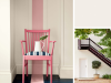 Little Greene - Hollyhock 25 op de wand en op de plinten
