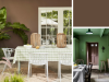 Little Greene - Scullery 318 op binnendeur en buitenmuur