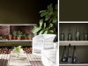 Little Greene - Invisible Green 56 toegepast in diverse interieurs