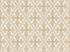 Beige patroon behang Bayham Abbey - Meteor van Little Greene