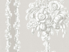 Chelsea Bridge - Hush een behang met grijstinten en is gedecoreerd met bloemen voor een klassiek patroon
