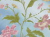 Little Greene behang met bloemen China Rose - Blue Lustre