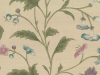 China Rose - Sage behang met grote bloemen en bladeren van Little Greene