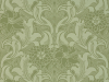 Dahlia Scroll - Pea Green behang van Little Greene