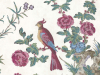 Kleurrijk behang met sierlijke takken met vogels en bloemen waarin diverse kleuren terugkomen Darwin - Serein