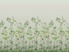Bird & Bluebell - Pea Green van Little Greene met vogels, bomen en bloemen