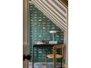 Little Greene behang Broad Stripe Pleat in een kinderkamer