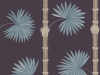 Paint & Paper Library Hardy Palm - Perse Grey