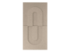 Maeven Art akoestische 3D panelen Maya IV - Beige (set van 2)