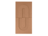 Maeven Art akoestische 3D panelen Maya IV - Cognac (set van 2)