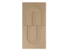 Maeven Art akoestische 3D panelen Maya IV - Sand (set van 2)