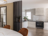 Roomdivider gerookt eiken