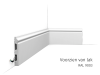 Orac vloerplint SX118 RAL9003