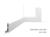 Orac vloerplint SX183 RAL9003